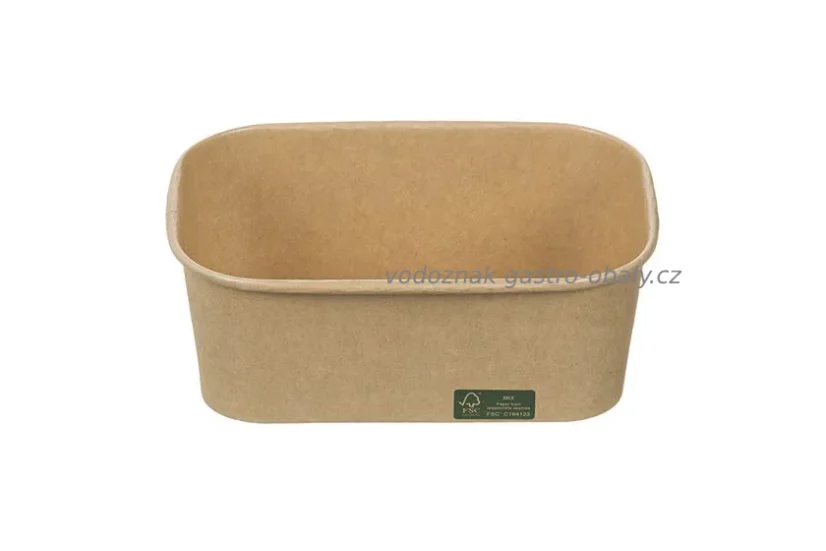 EKO nepromastitelná krabička papírová 650ml, 17x12x5cm (300ks) EKO nepromastitelná krabička papírová 650ml, 17x12x5cm (300ks)