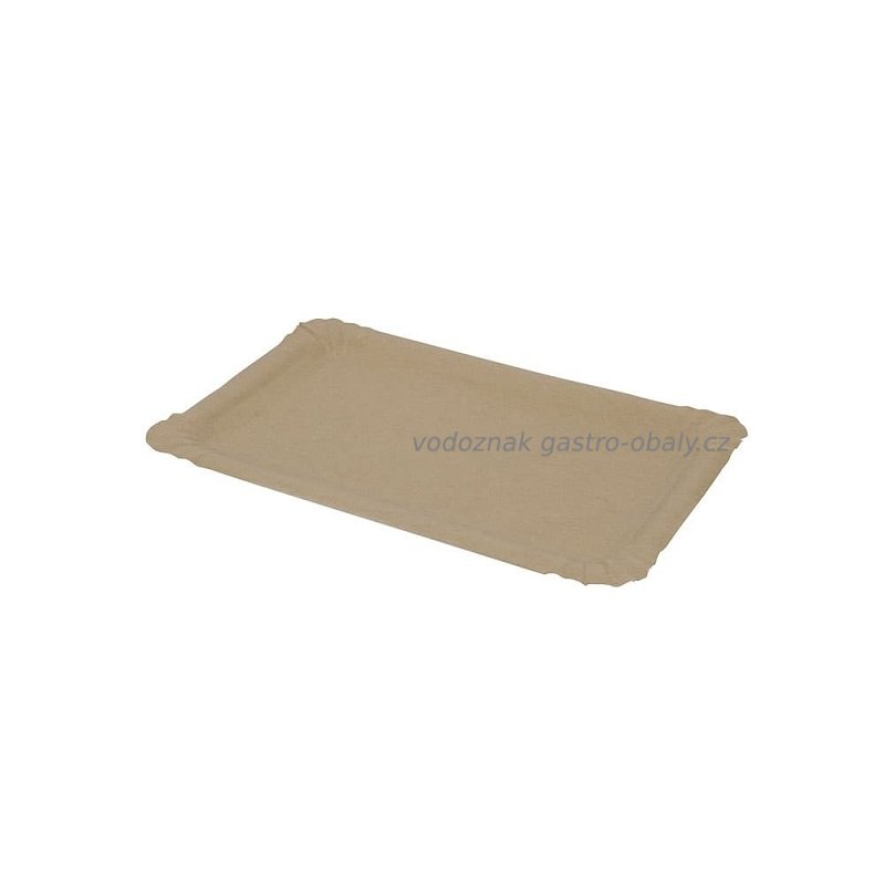 Tácek papírový hnědý kraft č.4, 130x200mm (1000ks)