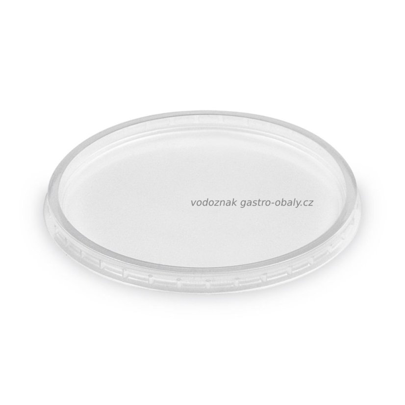 Víčko na DELI misku 200/250ml s průměrem 117mm, kulaté transparentní (500ks)