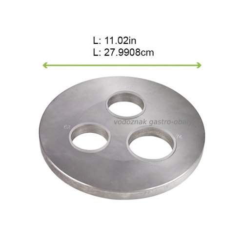 Zatavovací matrice s otvory o průměru 62mm, 74mm, 62mm (1ks)