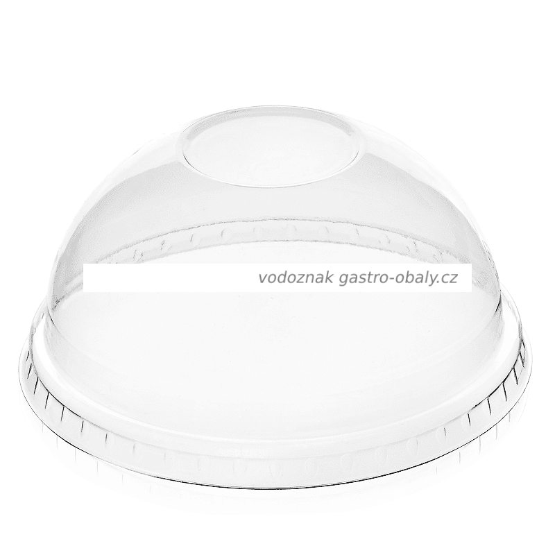 Víčko PET klenuté bez otvoru průměr 80mm (1000ks)