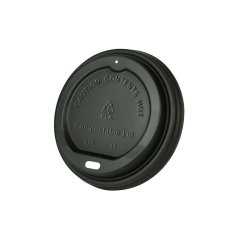 Víčko cPLA černé ke kelímku na kávu 12oz (1000ks)