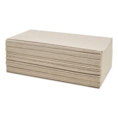 Papírové ZZ ručníky šedé 1 vrstvé, 23x25cm (5000ks)