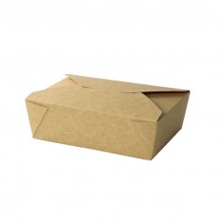 BIO papírová krabička na jídlo/papírový menubox 190x150x65mm (250ks)