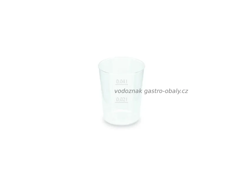 EKO tvrzený kelímek na panák PP, ryska 20ml a 40ml (2000ks)