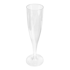 Sklenka plast transparentní na šampaňské 100ml (180ks)
