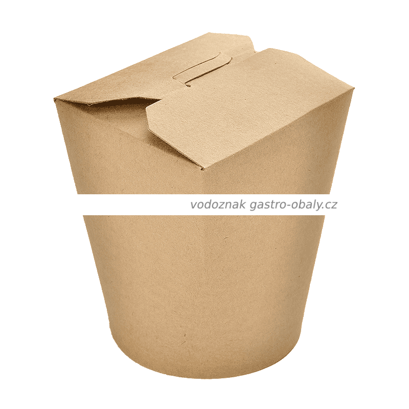 Kelímek papírový uzavíratelný hnědý 400ml/16oz (500ks)