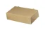 Grill box/cukrářská krabice nepromast. hnědá s ALU hliníkem 29x17,4x8cm (80ks)