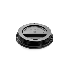Víčko PS černé ke kelímku na kávu 12/16oz (1000ks)