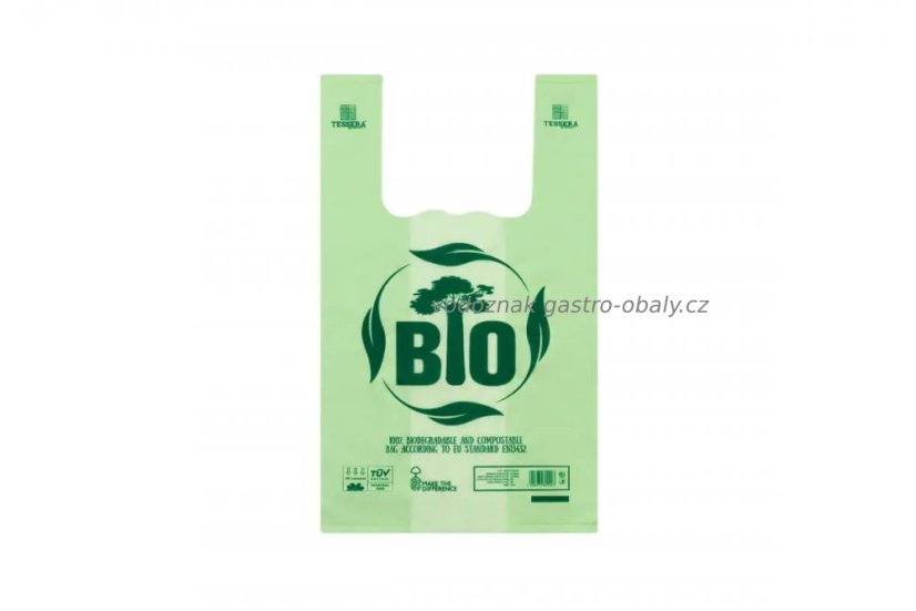 Taška 100% BIO kompostovatelná 30x60cm Mater-Bi (1000ks)