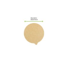 Zatavovací nepromastitelné papírové víčko průměr 8,78cm (1000ks)