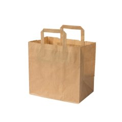 Taška papírová hnědá 32x22x25cm se širokým dnem na menubox (250ks) Taška papírová hnědá 32x22x25cm se širokým dnem na menubox (250ks)