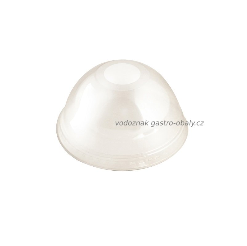 Víčko PLA klenuté bez otvoru pro kelímky GPLA200, GPLA250 (1250ks)