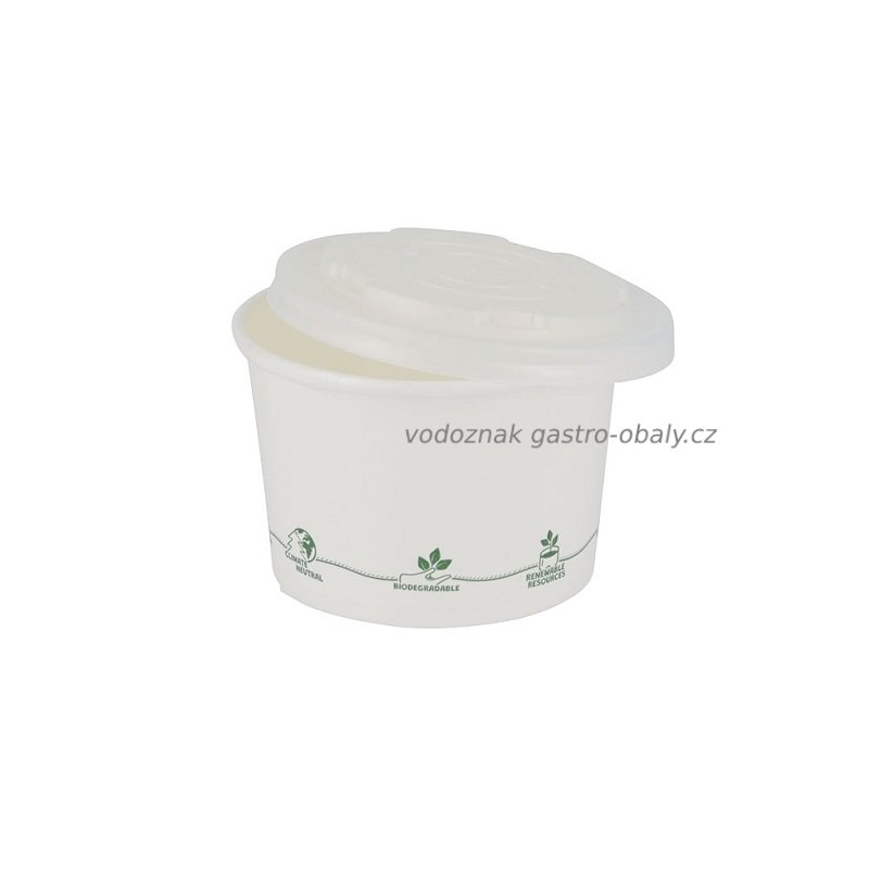 Kelímek BIO papírový bílý 200ml, 8oz bez víka (1000ks)