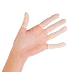 Náprstky latexové, nepudrované, 7cm vel. M (100ks) Náprstky latexové, nepudrované, 7cm vel. M (100ks)