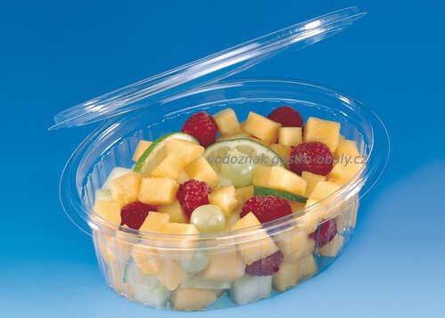 Miska salátová PET transparentní 375ml (600ks)