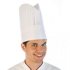 Čepice kuchařská bílá Excellent Style (50ks)