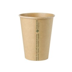 Kelímek BIO papírový hnědý 12oz, 300ml (1000ks)