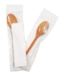 Opakovaně použitelná kompozitní EKO lžíce WPC 180cm set s ubrouskem (350ks)