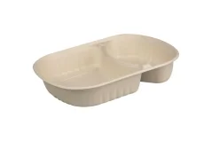 Menubox 2-dílný z cukrové třtiny 1150ml (400ks)