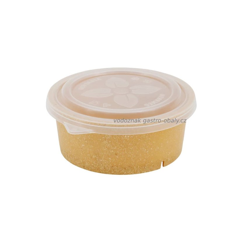 Re-miska / znovu použitelná kulatá 650ml, 150mm karamel-hnědá (60ks)