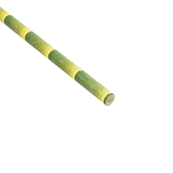 BIO brčko papírové bamboo potisk 21 cm 6mm (3000ks)