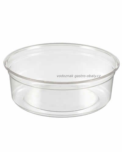 PET miska kulatá transparentní 200/250ml, 117mm (500ks)