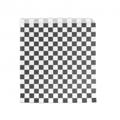 Sáček NEPROMASTITELNÝ černo-bílý otevřený ze 2 stran 17x17 cm (1000ks)