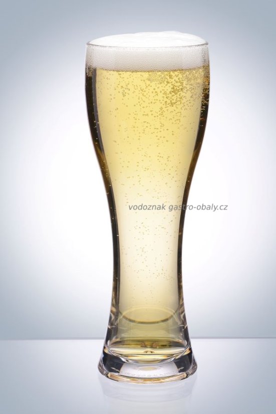 Znovupoužitelná SAN sklenice na pivo 0,5l Weisbeer (24ks)