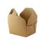 BIO papírová krabička na jídlo/papírový menubox 130x110x60mm (600ks)
