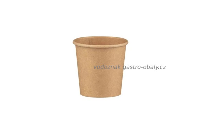 EKO kelímek papírový hnědý na zmrzlinu 100ml (3000ks)