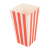 BIO papírová krabička / kyblík na popcorn 2l, 8x11x20,5cm (600ks)