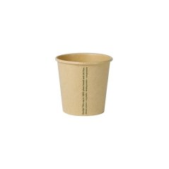 Kelímek BIO papírový hnědý 4oz, 90ml (1000ks)