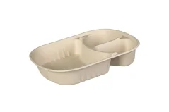 Menubox 3-dílný z cukrové třtiny 1100ml (400ks)
