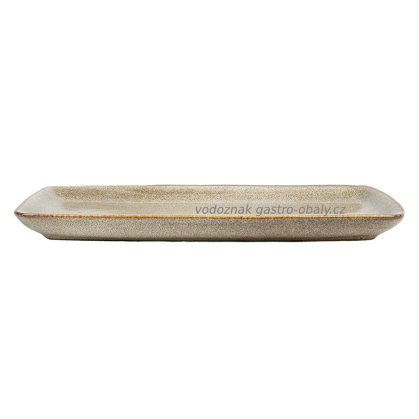 Kameninový tác AKALA 28x14x2,5cm, přírodní kamenina (4ks)