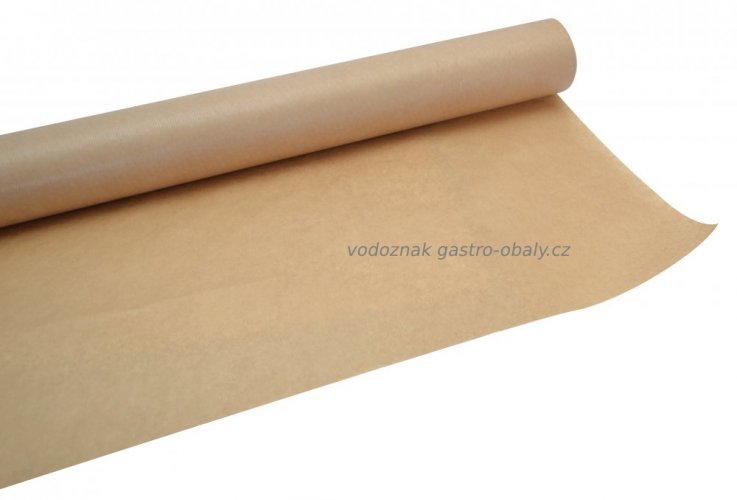 Role papíru hnědý kraft - potravinářský (1,2 x 50 m), 2ks