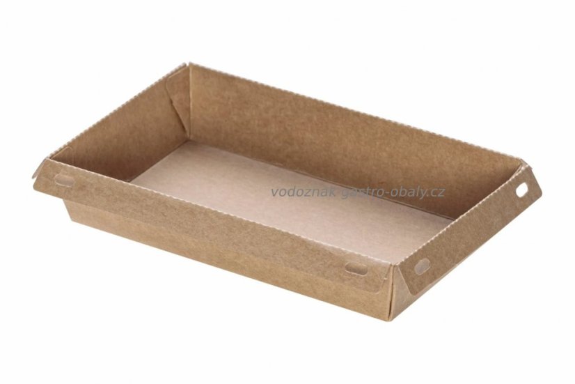 EKO krabička papírová salátová s plast. víčkem 500ml (120ks)