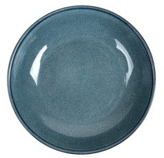 Talíř hluboký AKALA 20cm , modrá kamenina (6ks)