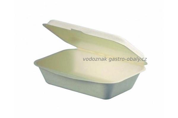 BIO menubox jednodílný z cukrové třtiny 18,3x13,5 cm (500ks)