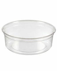 PET miska kulatá transparentní 200/250ml, 117mm (500ks)