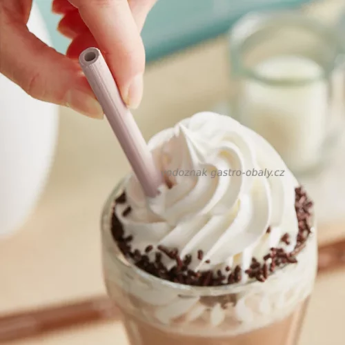 Jedlá brčka Sorbos vanilka, bez alergenu a bez lepku (200ks)