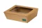 EKO hnědá krabička papírová s okénkem na salát 15x11,6x4,8cm 900ml (200ks)