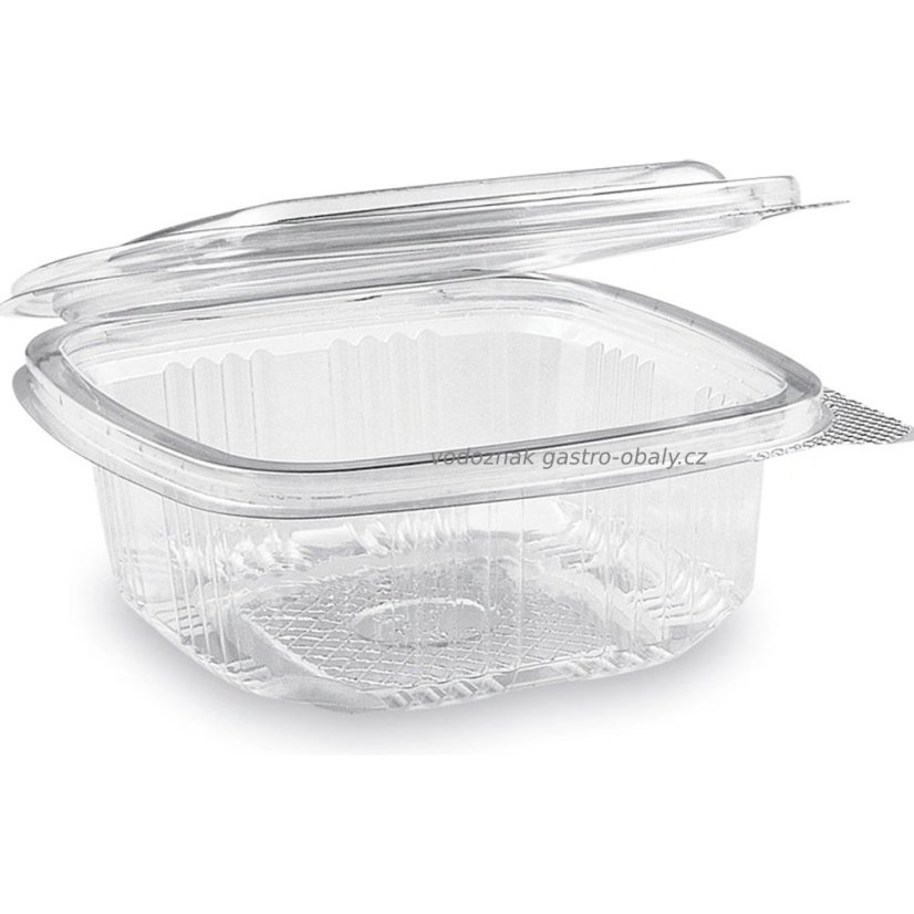 Miska salátová z PLA, vysoce transp., integrované víko, 250ml (700ks) Miska salátová z PLA, vysoce transp., integrované víko, 250ml (700ks)