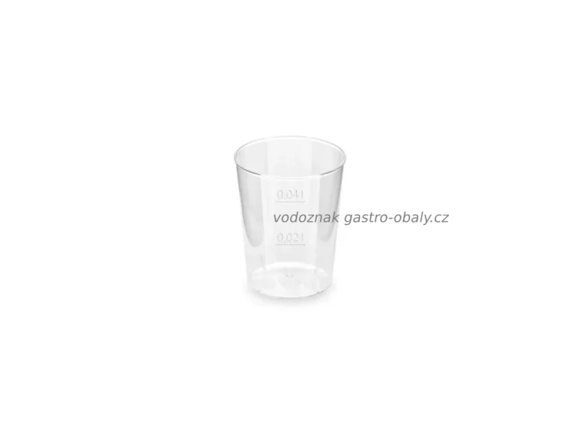 EKO tvrzený kelímek na panák PP, ryska 20ml a 40ml (2000ks)