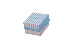 Papírová krabička na dort/ zákusek s hliníkem 13x10x8cm (196ks)