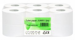 Toaletní papír Jumbo 2 vrst. cel. (6rolí)