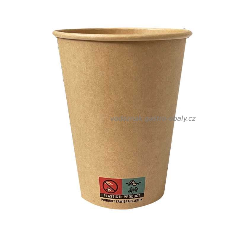 Kelímek EKO papírový hnědý 4oz, 100ml (2000ks)
